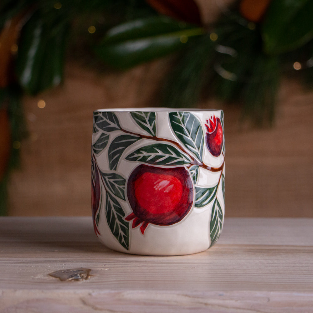 Pomegranate Holiday Mug #5 [14oz]