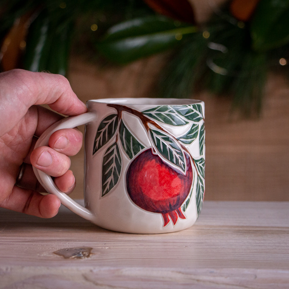 Pomegranate Holiday Mug #5 [14oz]