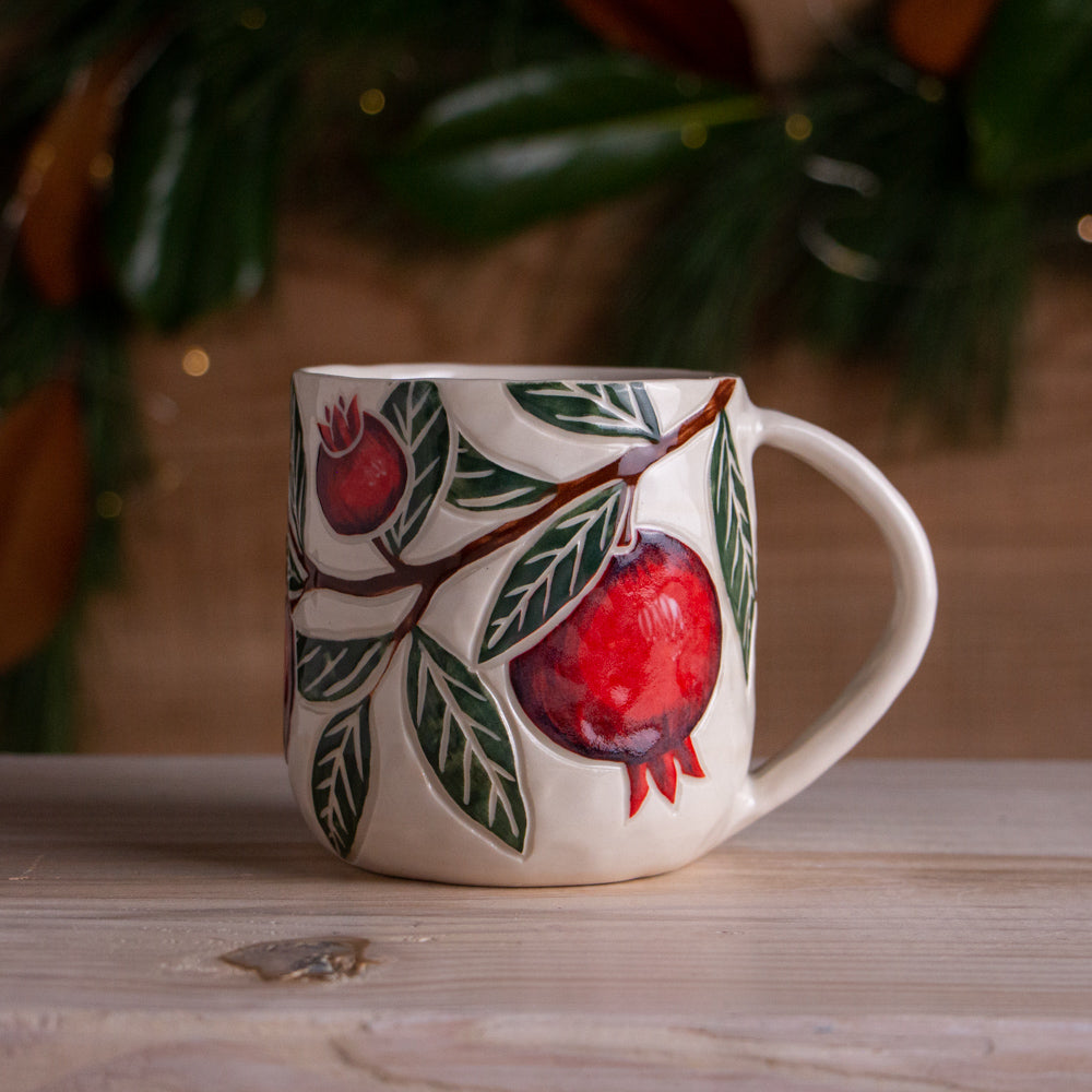 Pomegranate Holiday Mug #6 [15oz]
