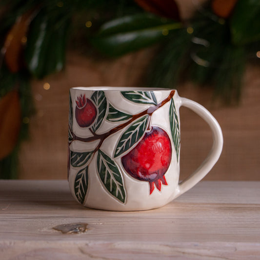 Pomegranate Holiday Mug #6 [15oz]