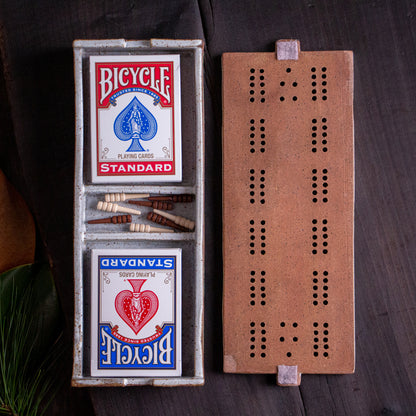 Nasturtium Traditional Cribbage Board