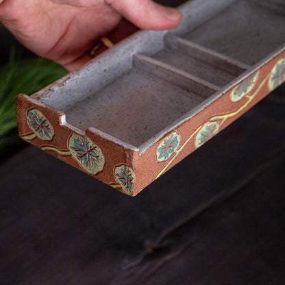 Nasturtium Traditional Cribbage Board