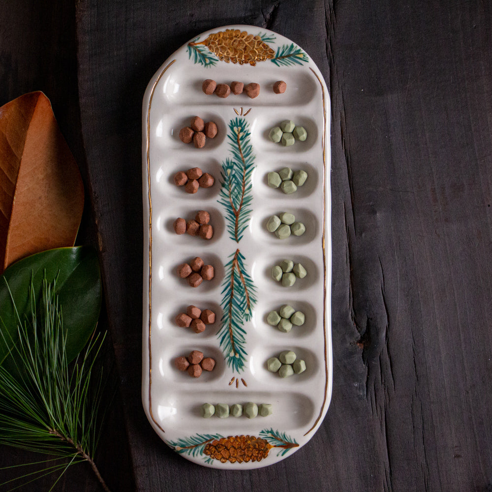 Scotch Pine Mancala Game Board