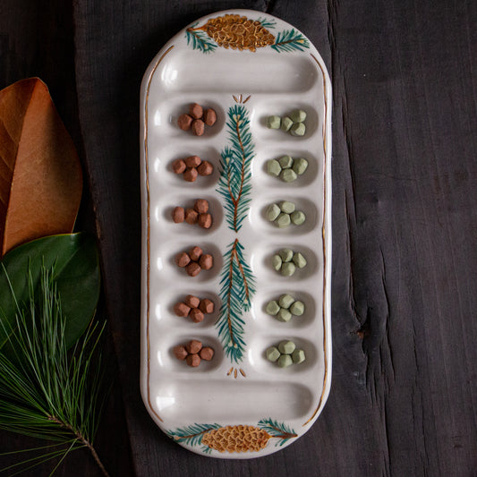 Scotch Pine Mancala Game Board