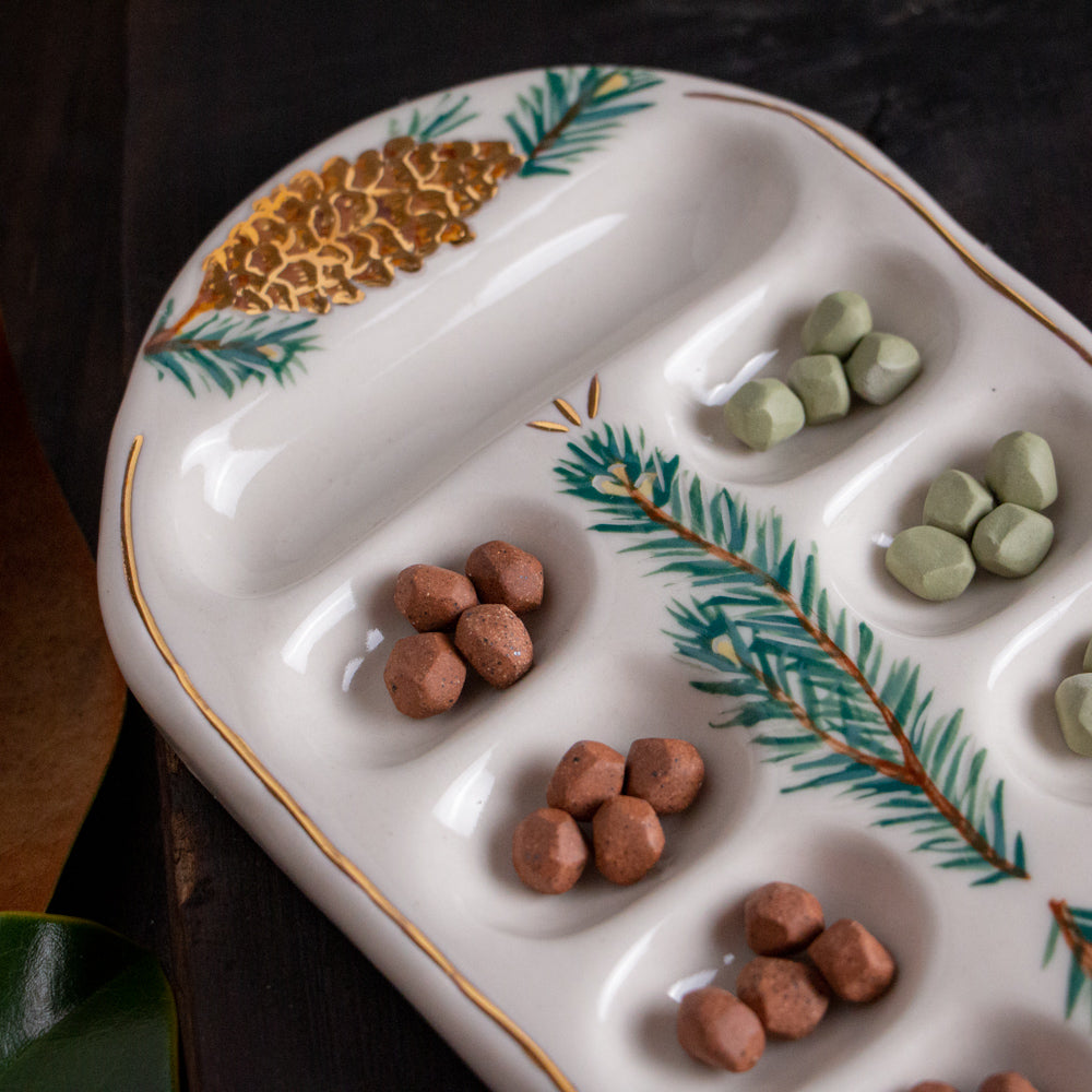 Scotch Pine Mancala Game Board