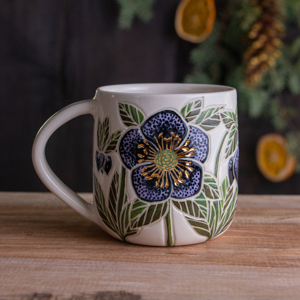 Dark Hellebore Mug 16oz