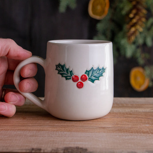 White Orange Slice Mug #1 [13oz]