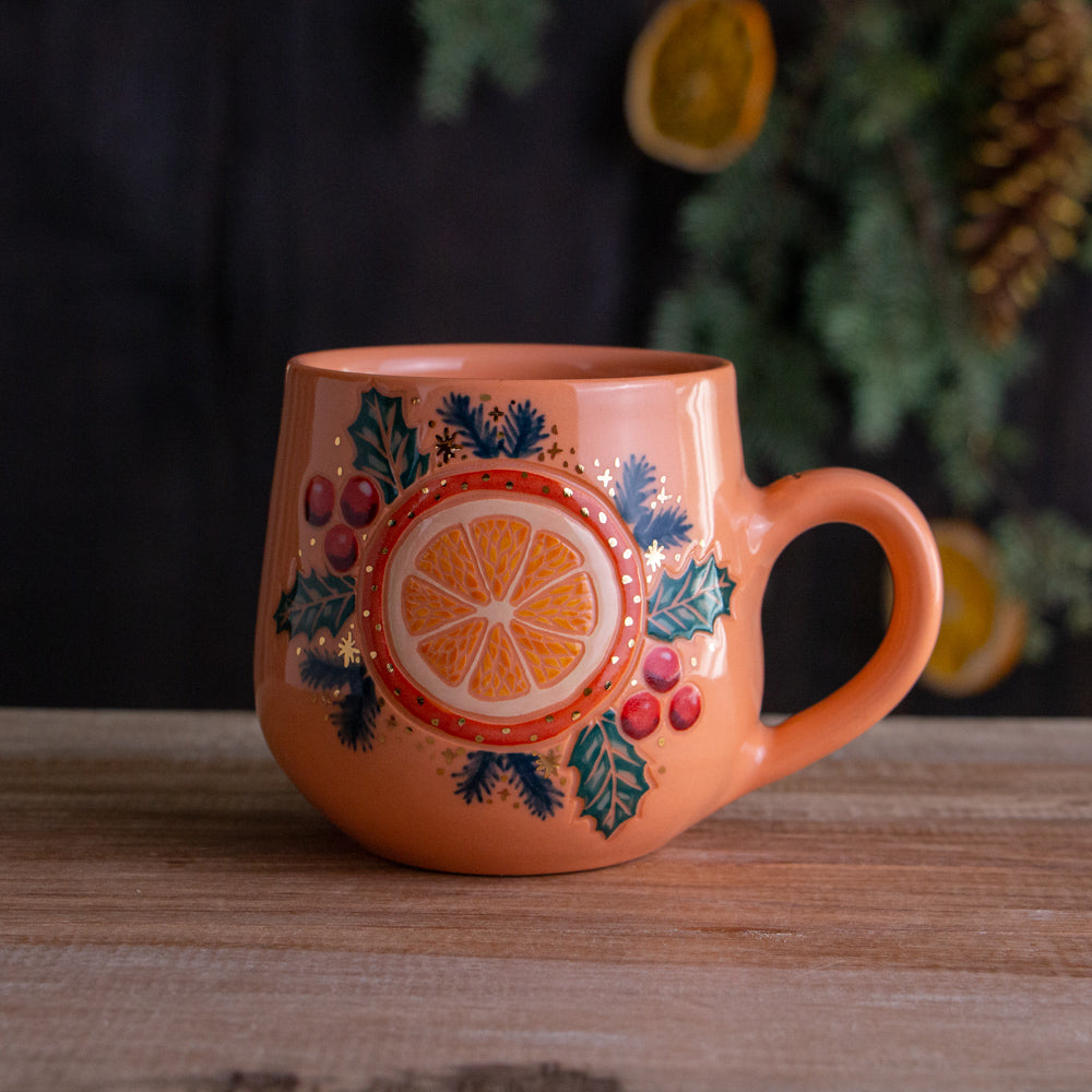 Orange Slice Mug #3 [12oz]