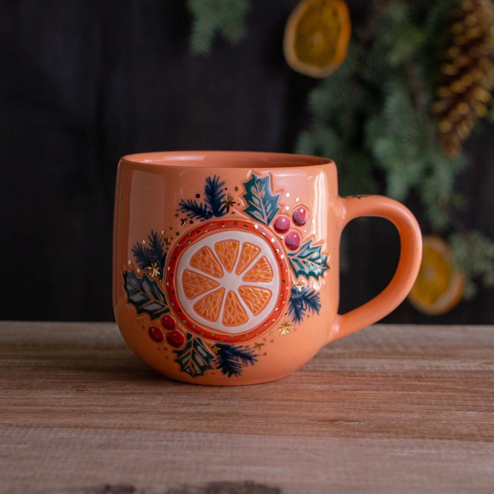 Orange Slice Mug #5 [14oz]