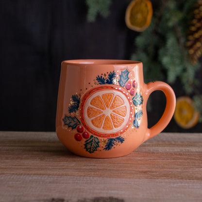 Orange Slice Mug #6 [14oz]