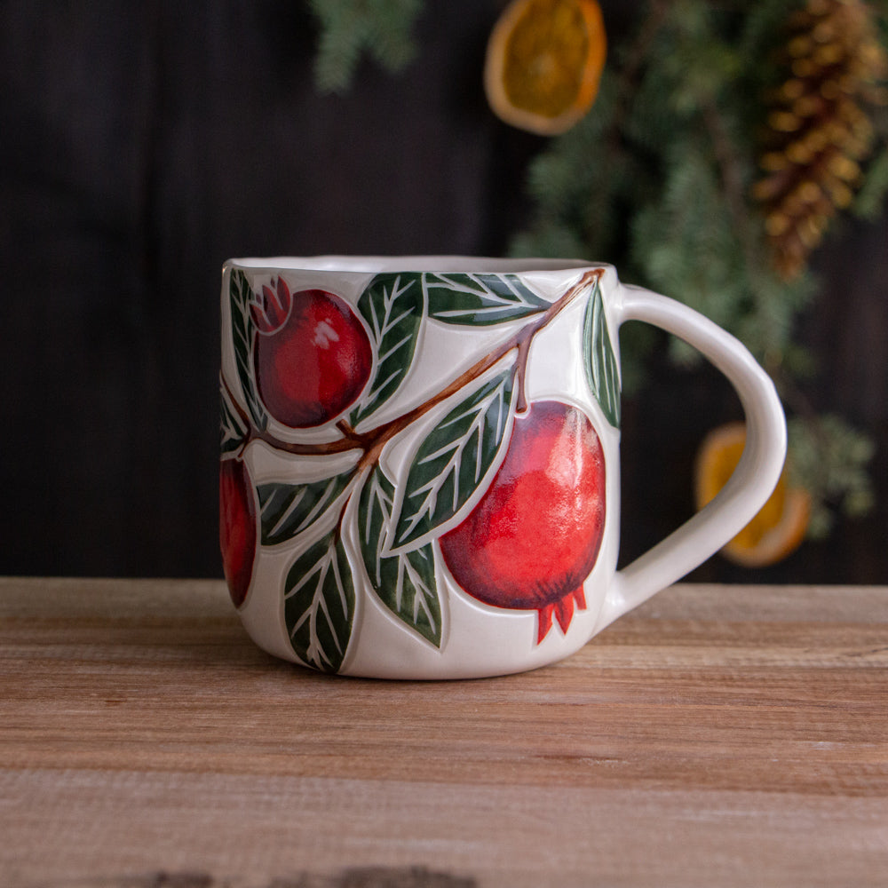 Pomegranate Holiday Mug #1 [15oz]