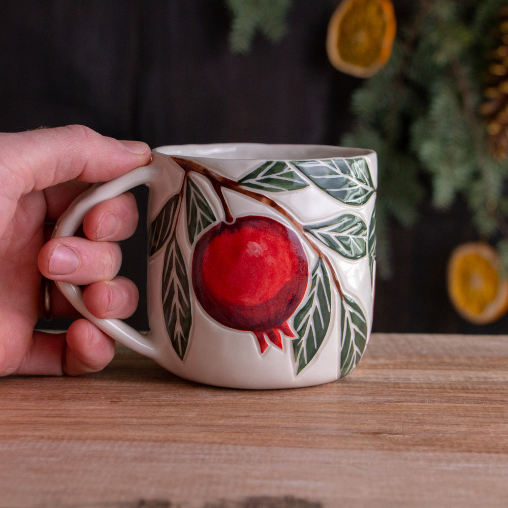 Pomegranate Holiday Mug #1 [15oz]