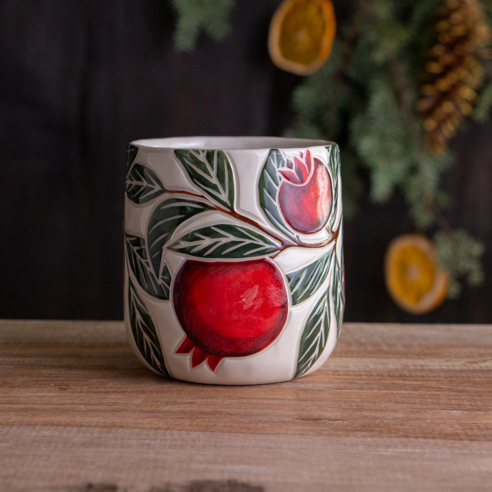 Pomegranate Holiday Mug #3 [15oz]