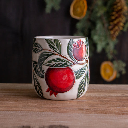 Pomegranate Holiday Mug #3 [15oz]