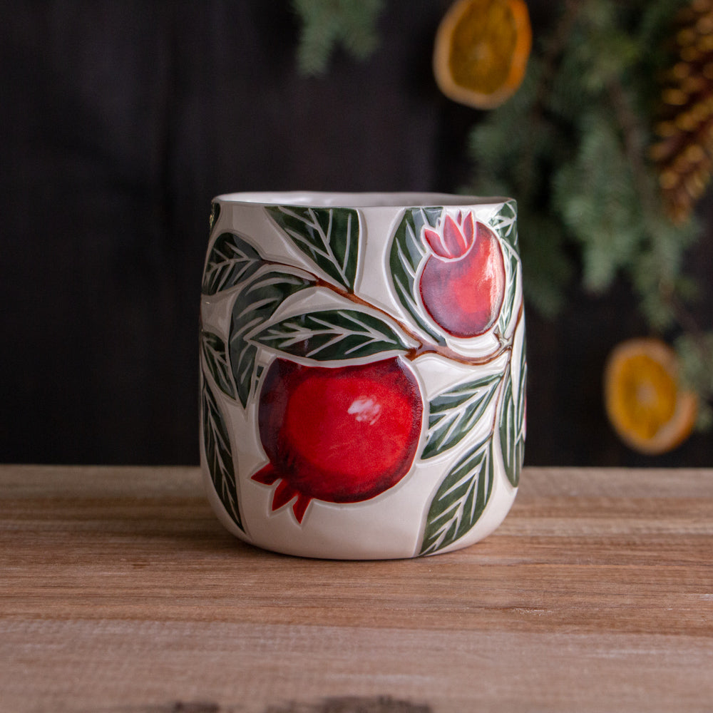 Pomegranate Holiday Mug #4 [15oz]