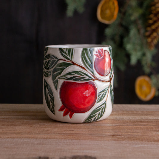 Pomegranate Holiday Mug #5 [14oz]