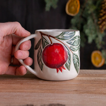 Pomegranate Holiday Mug #5 [14oz]