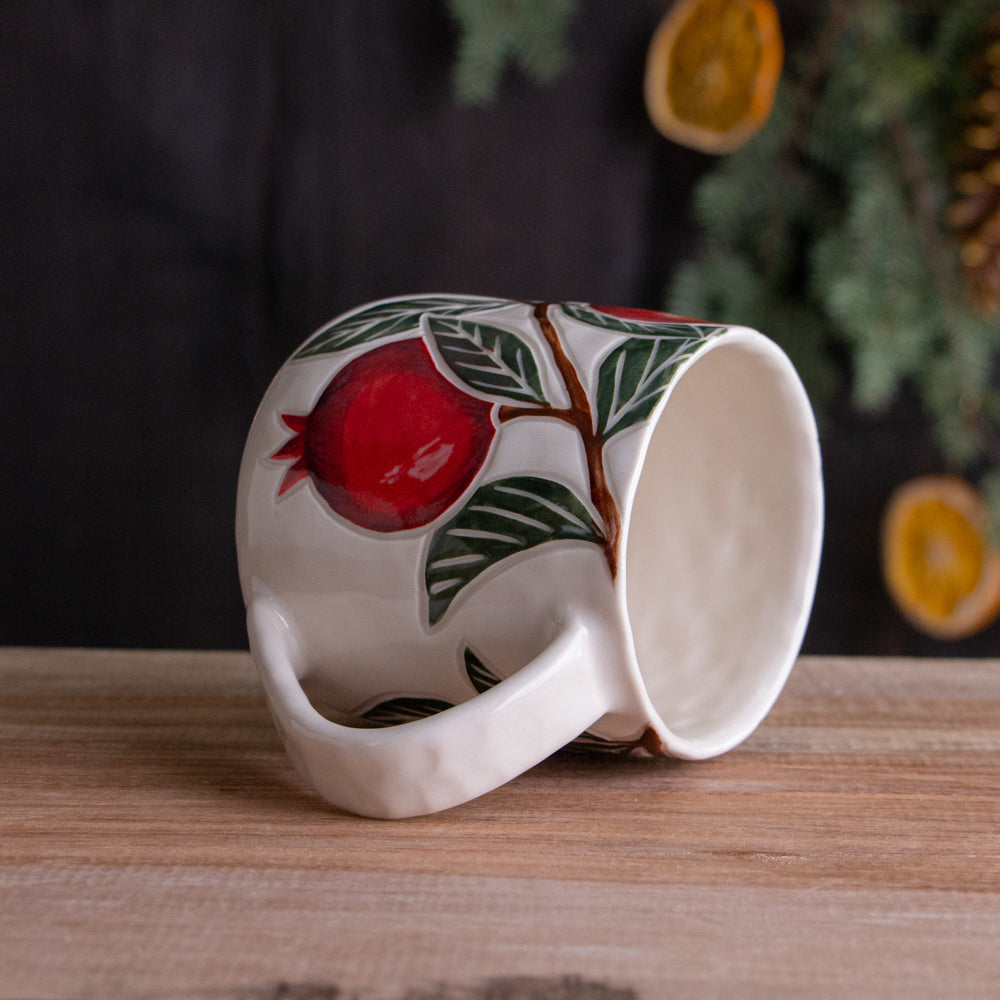 Pomegranate Holiday Mug #5 [14oz]