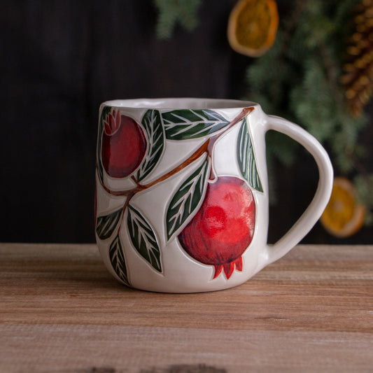 Pomegranate Holiday Mug #6 [16oz]