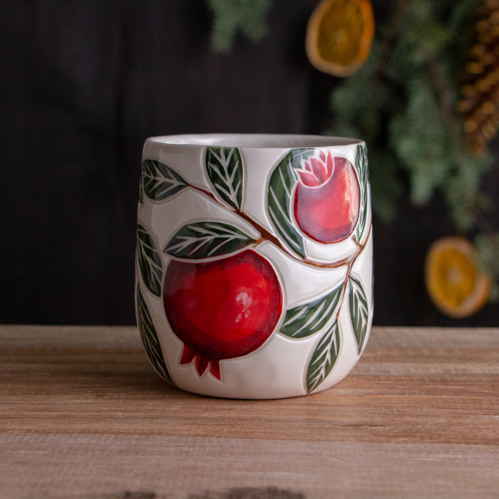 Pomegranate Holiday Mug #6 [16oz]