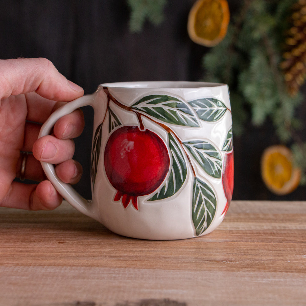 Pomegranate Holiday Mug #6 [16oz]
