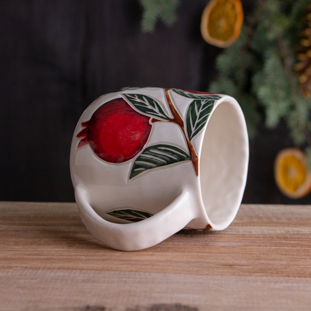 Pomegranate Holiday Mug #6 [16oz]