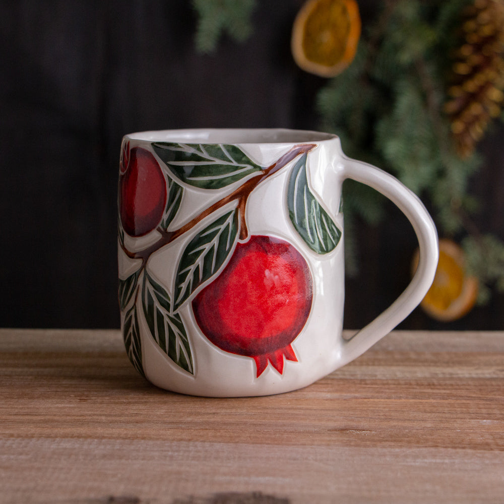 Pomegranate Holiday Mug #7 [14oz]