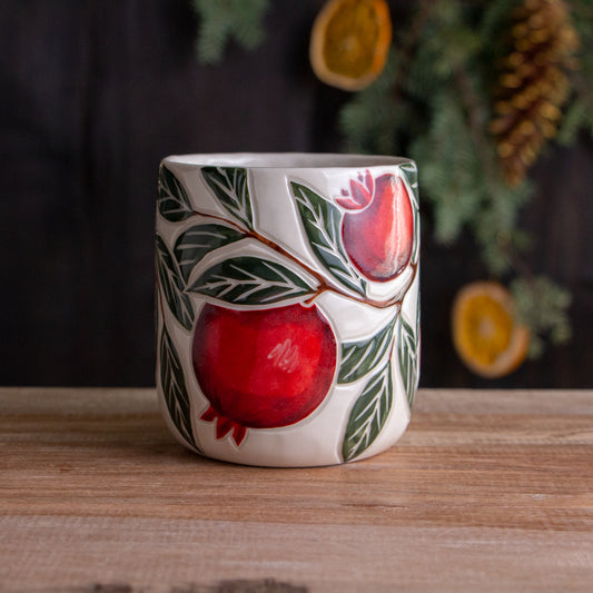 Pomegranate Holiday Mug #7 [14oz]