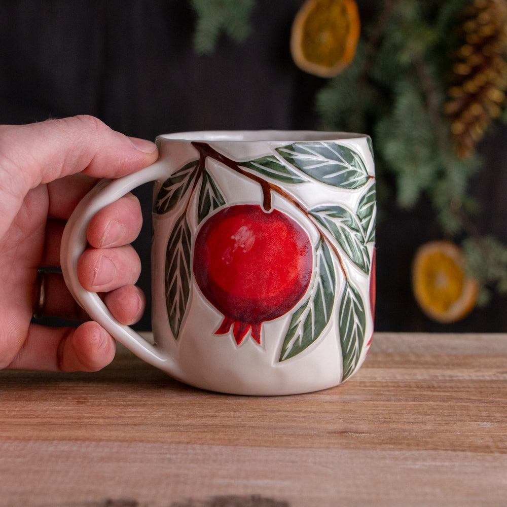Pomegranate Holiday Mug #7 [14oz]