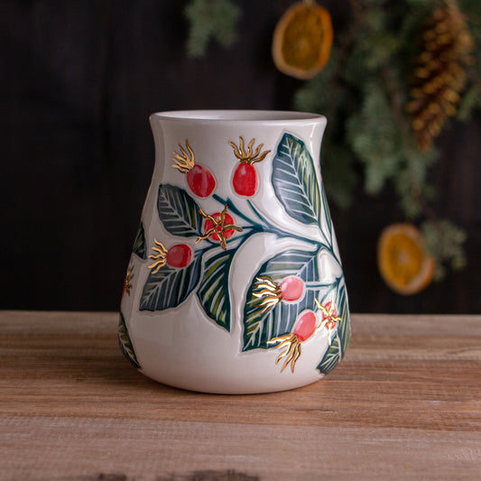 Tall Rose Hip Mug #1 [17oz]