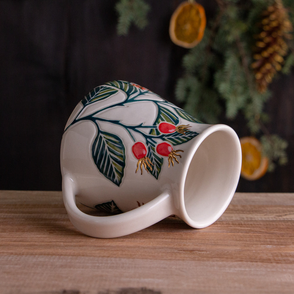 Tall Rose Hip Mug #1 [17oz]