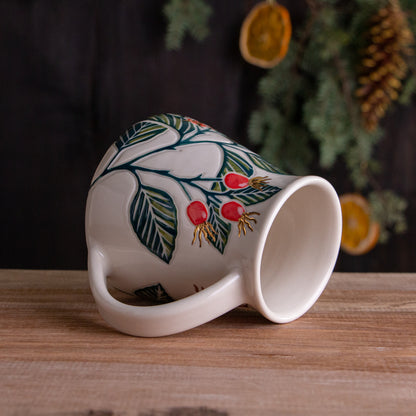 Tall Rose Hip Mug #1 [17oz]
