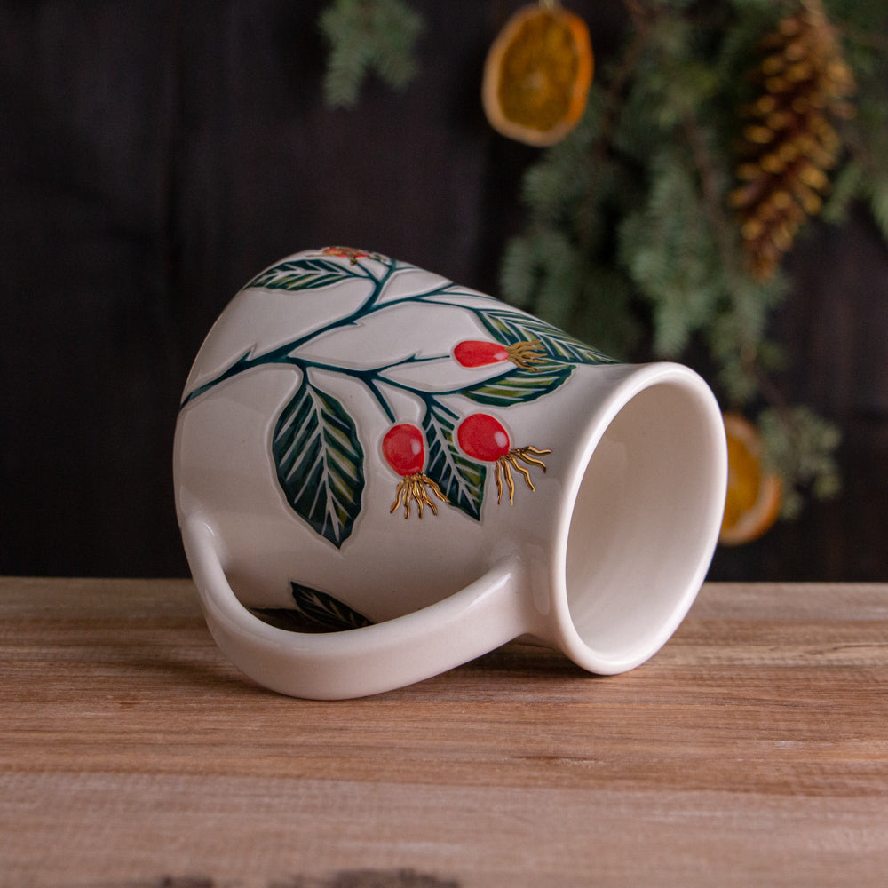 Tall Rose Hip Mug #2 [19oz]