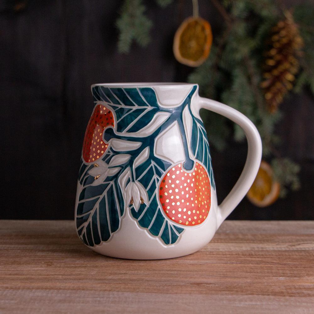Tall Clementine Mug #1 [19oz]