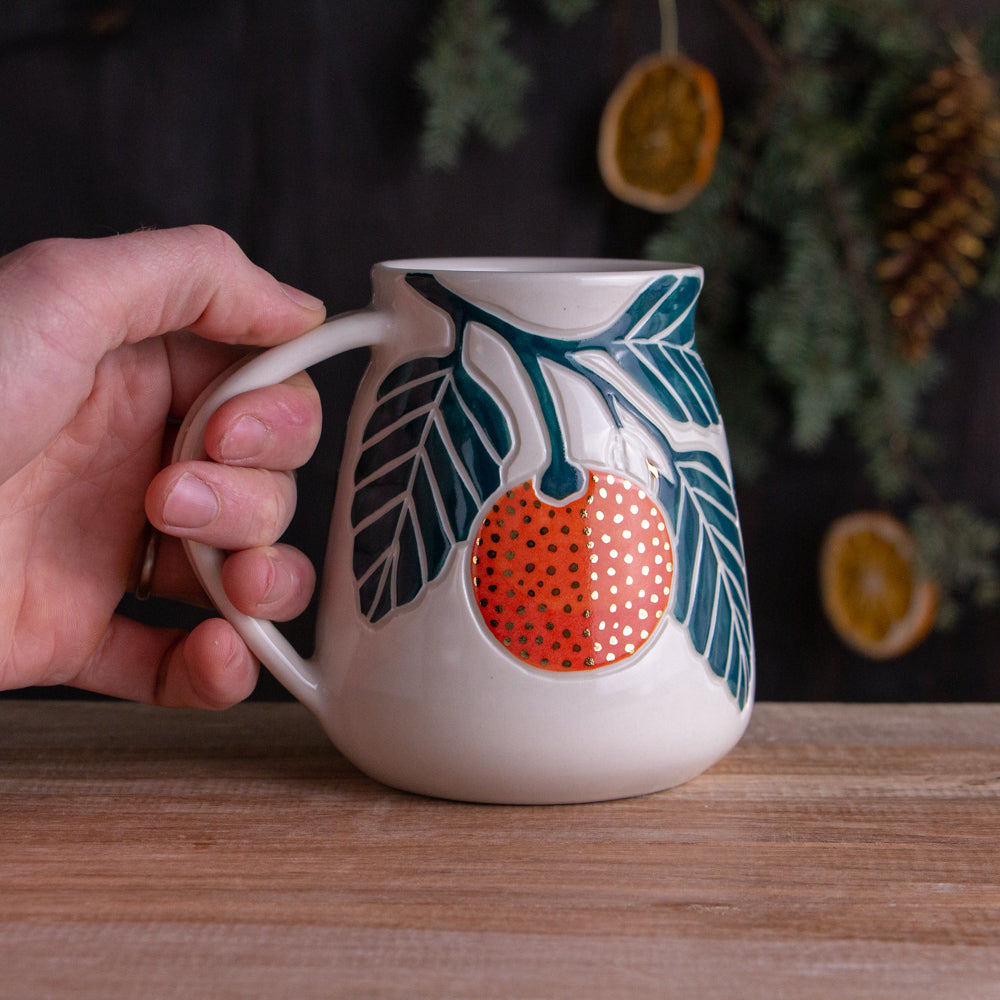 Tall Clementine Mug #1 [19oz]