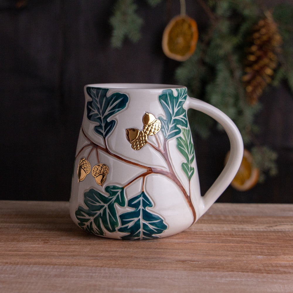 Tall Oak Branch Mug #1 [17oz]