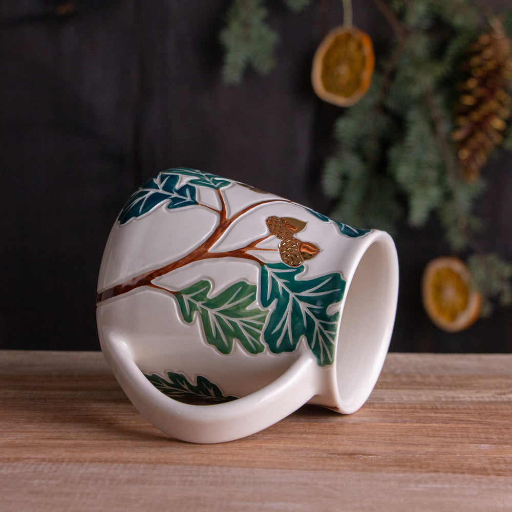 Tall Oak Branch Mug #1 [17oz]