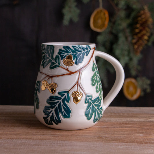 Tall Oak Branch Mug #2 [17oz]