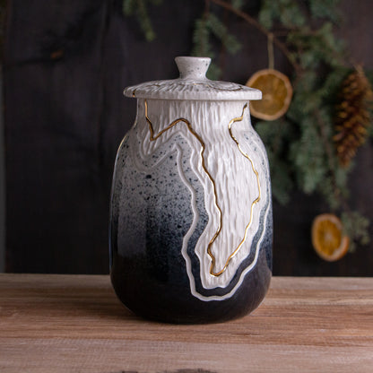 Onyx Fade Trail Jar / Canister