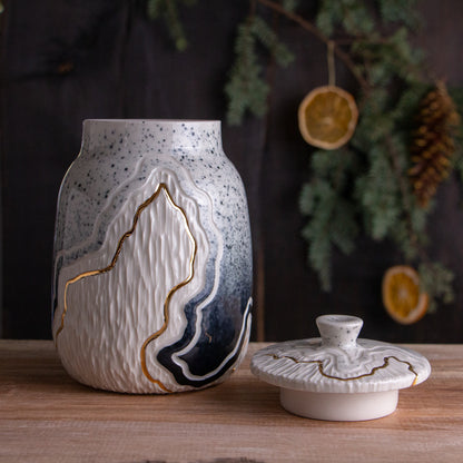 Onyx Fade Trail Jar / Canister