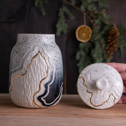 Onyx Fade Trail Jar / Canister