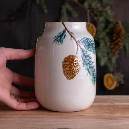 Scotch Pine Utensil Holder