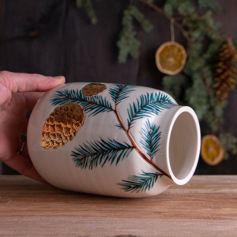 Scotch Pine Utensil Holder