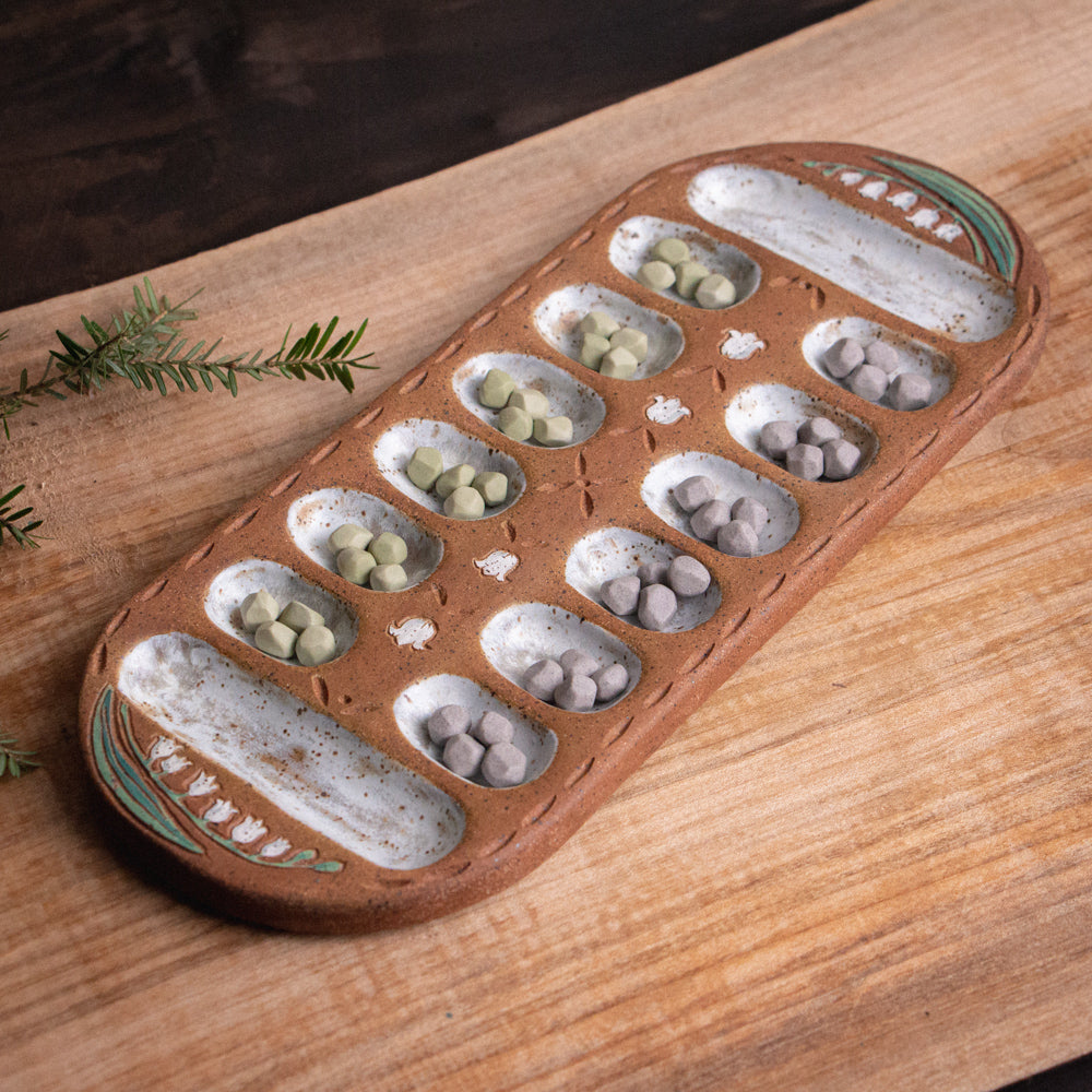 Lily of the Valley Mancala Game Board
