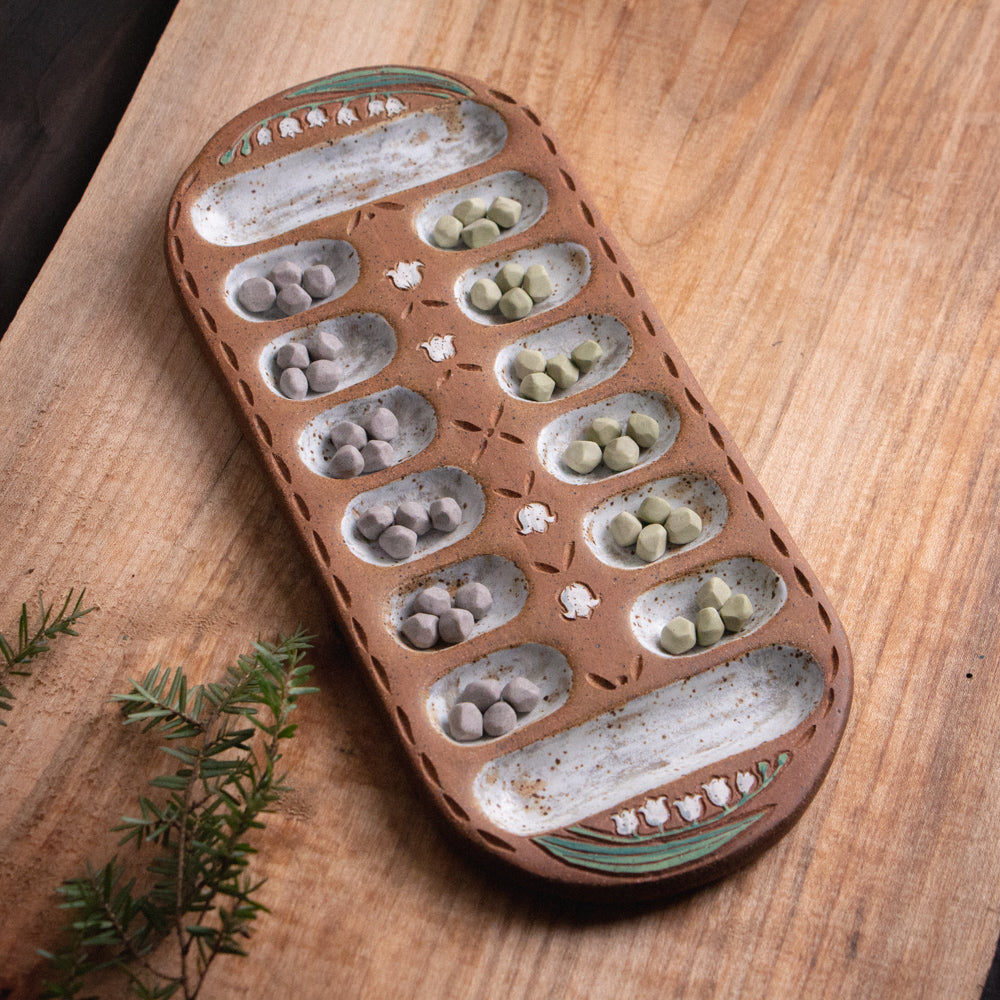 Lily of the Valley Mancala Game Board