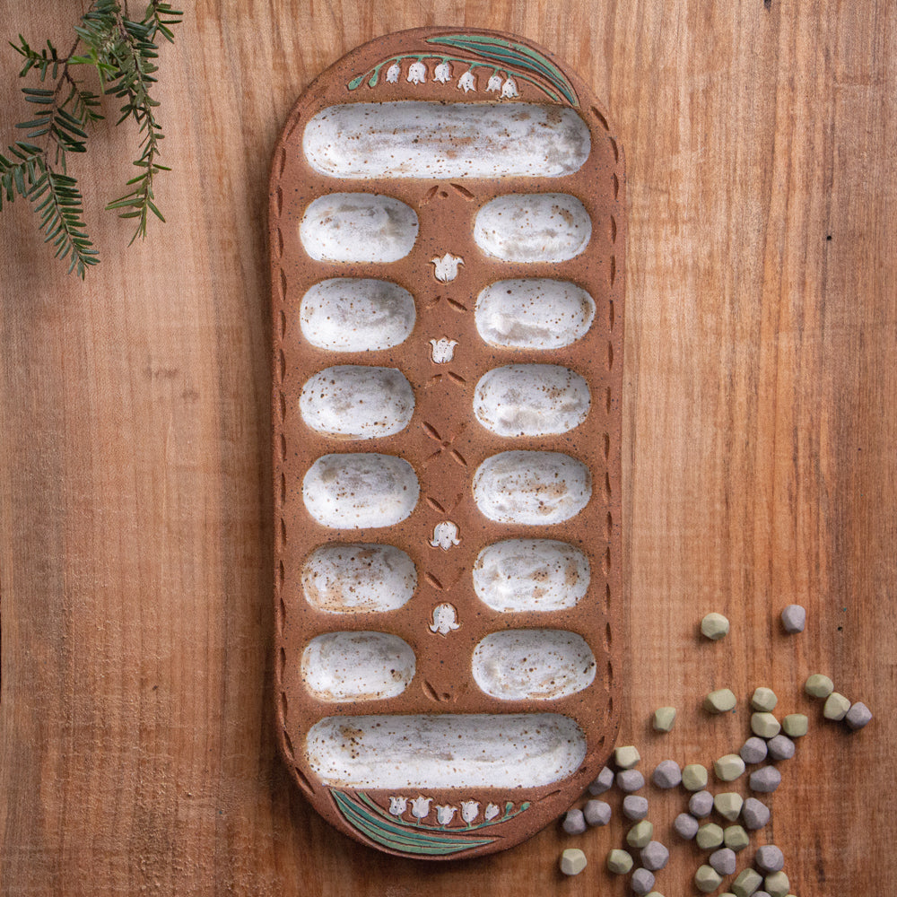 Lily of the Valley Mancala Game Board