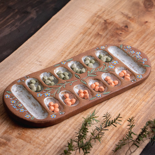 Forget Me Not Mancala Game Board