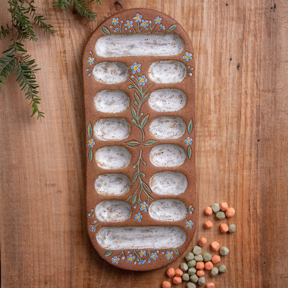 Forget Me Not Mancala Game Board