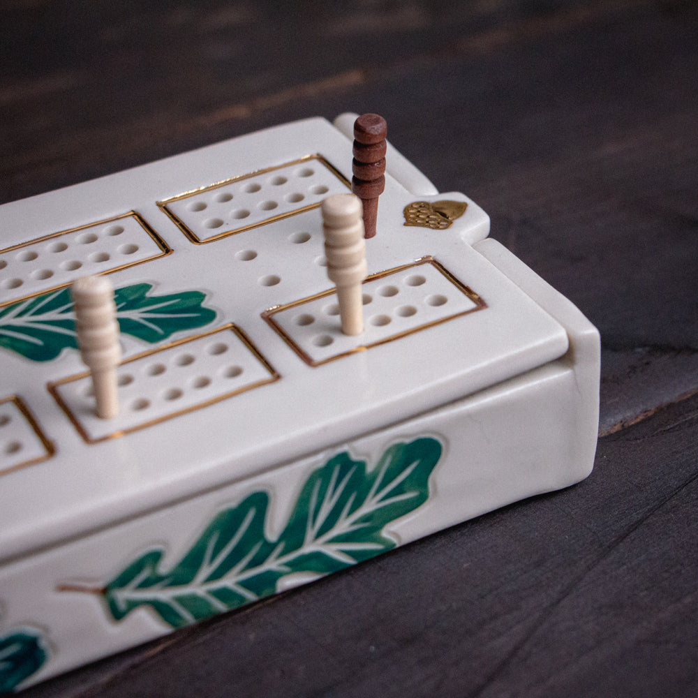 [SECONDS] Oak Branch Traditional Cribbage Board