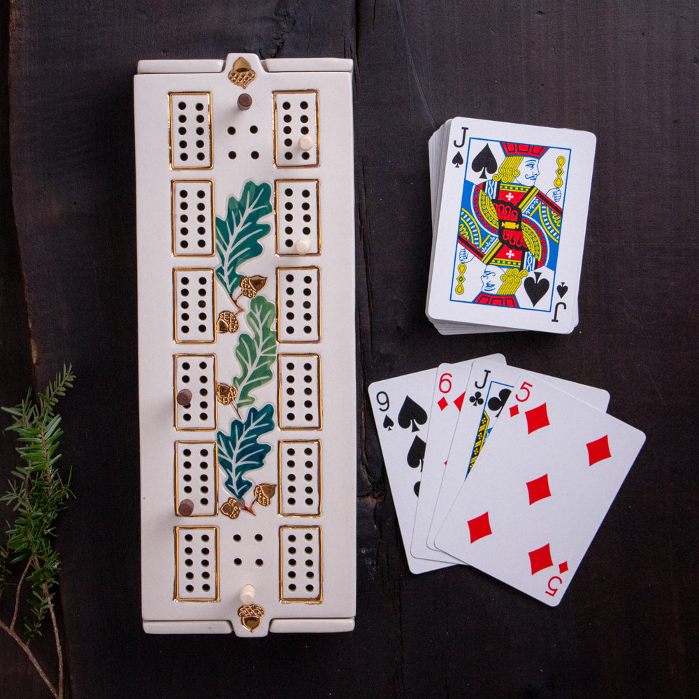 [SECONDS] Oak Branch Traditional Cribbage Board